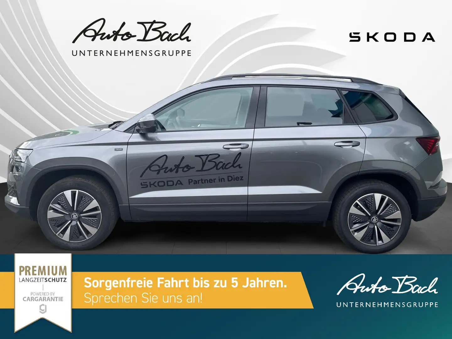 Skoda Karoq 1.5 TSI Tour DSG LED ACC EPH DAB AHK Grau - 2