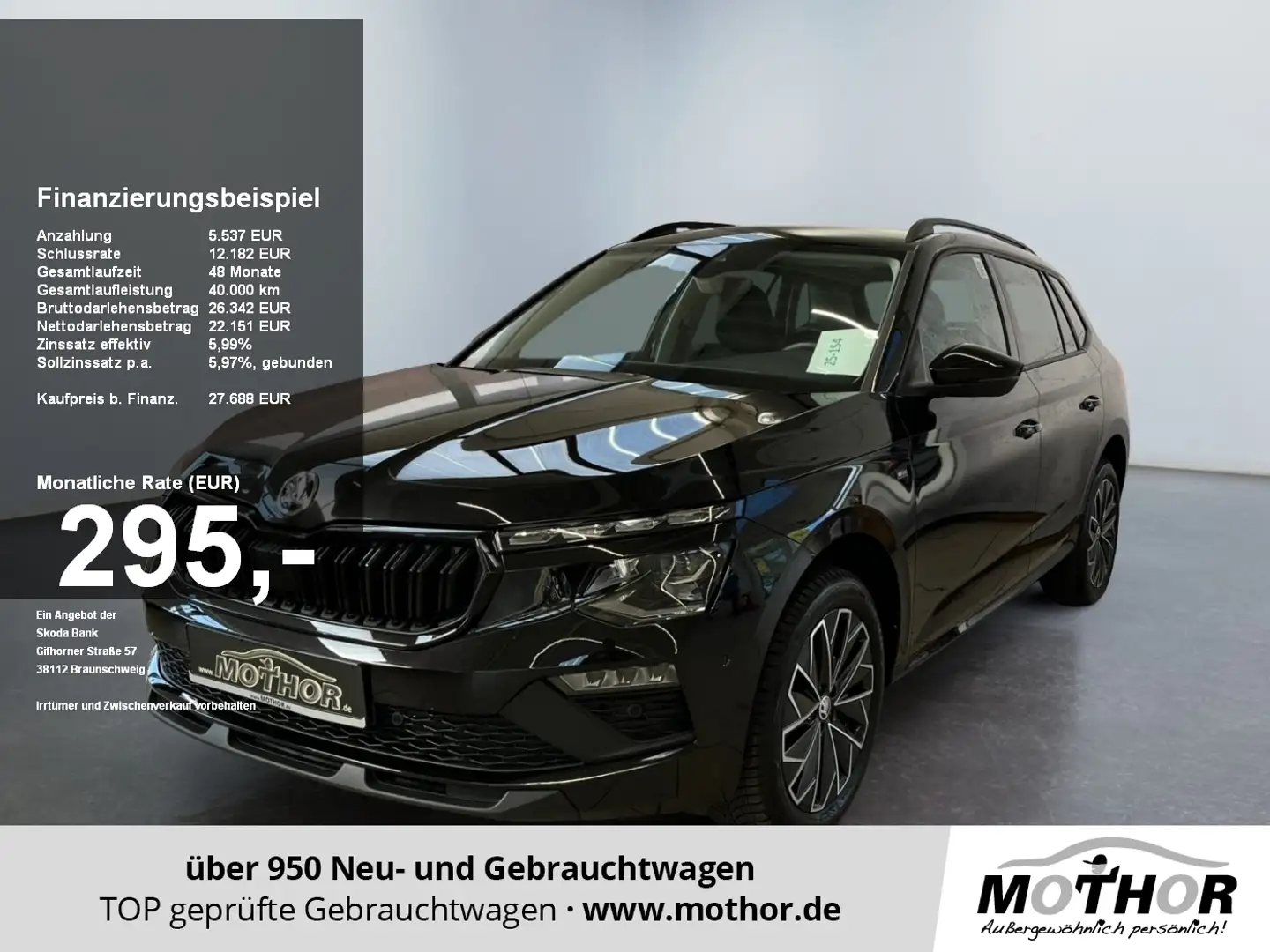 Skoda Kamiq Selection 1.0 TSI DSG Virtual Cockpit Schwarz - 1