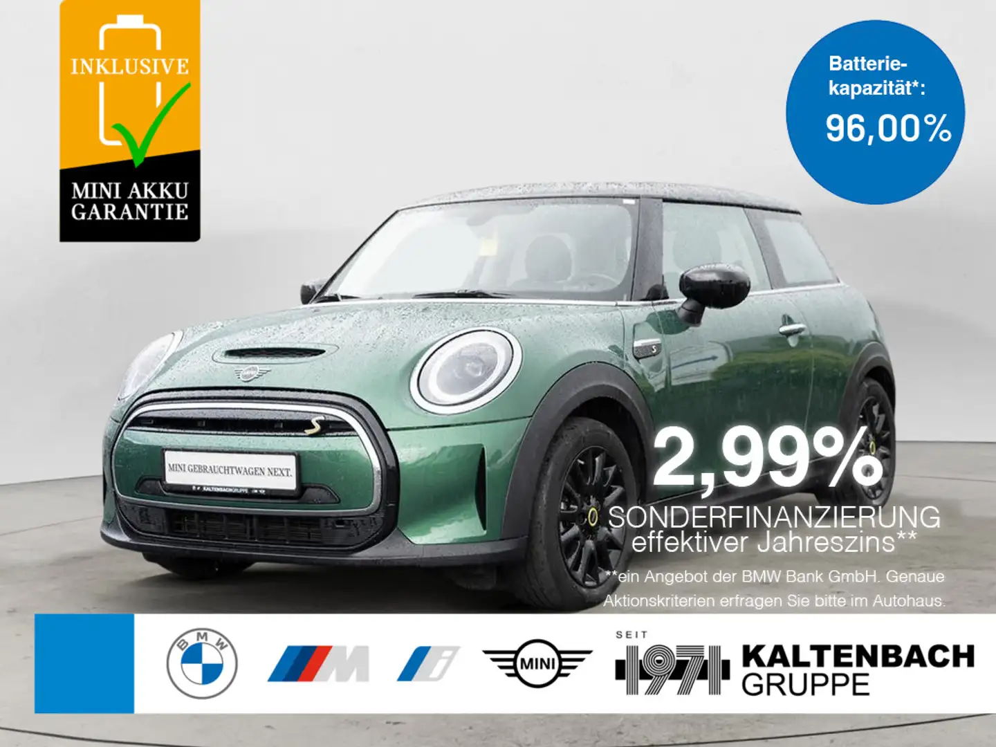 MINI Cooper SE Classic Trim Grün - 1