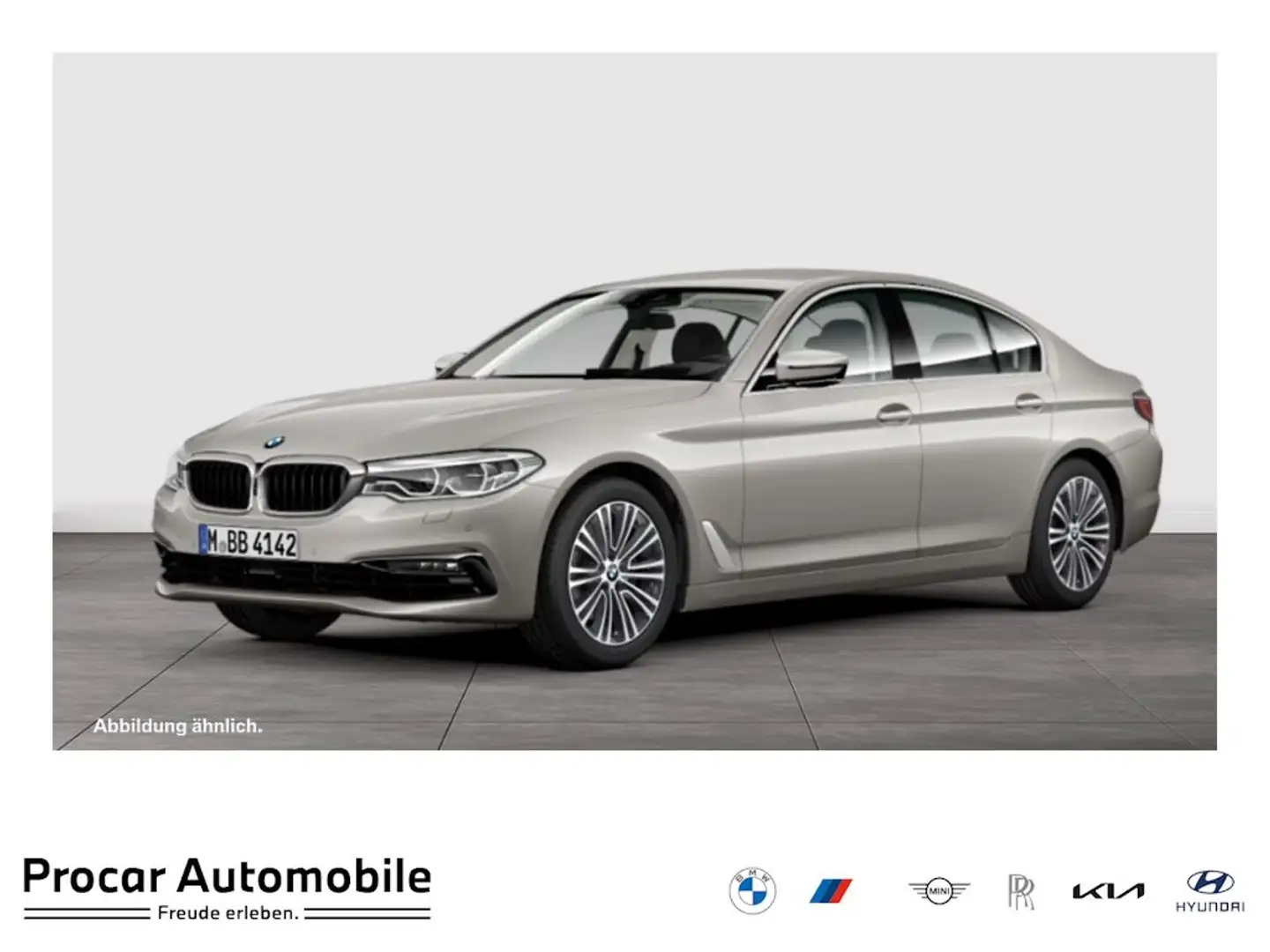 BMW 520 d  Sport Line Head-Up Aktivlenkung LED WLAN srebrna - 1