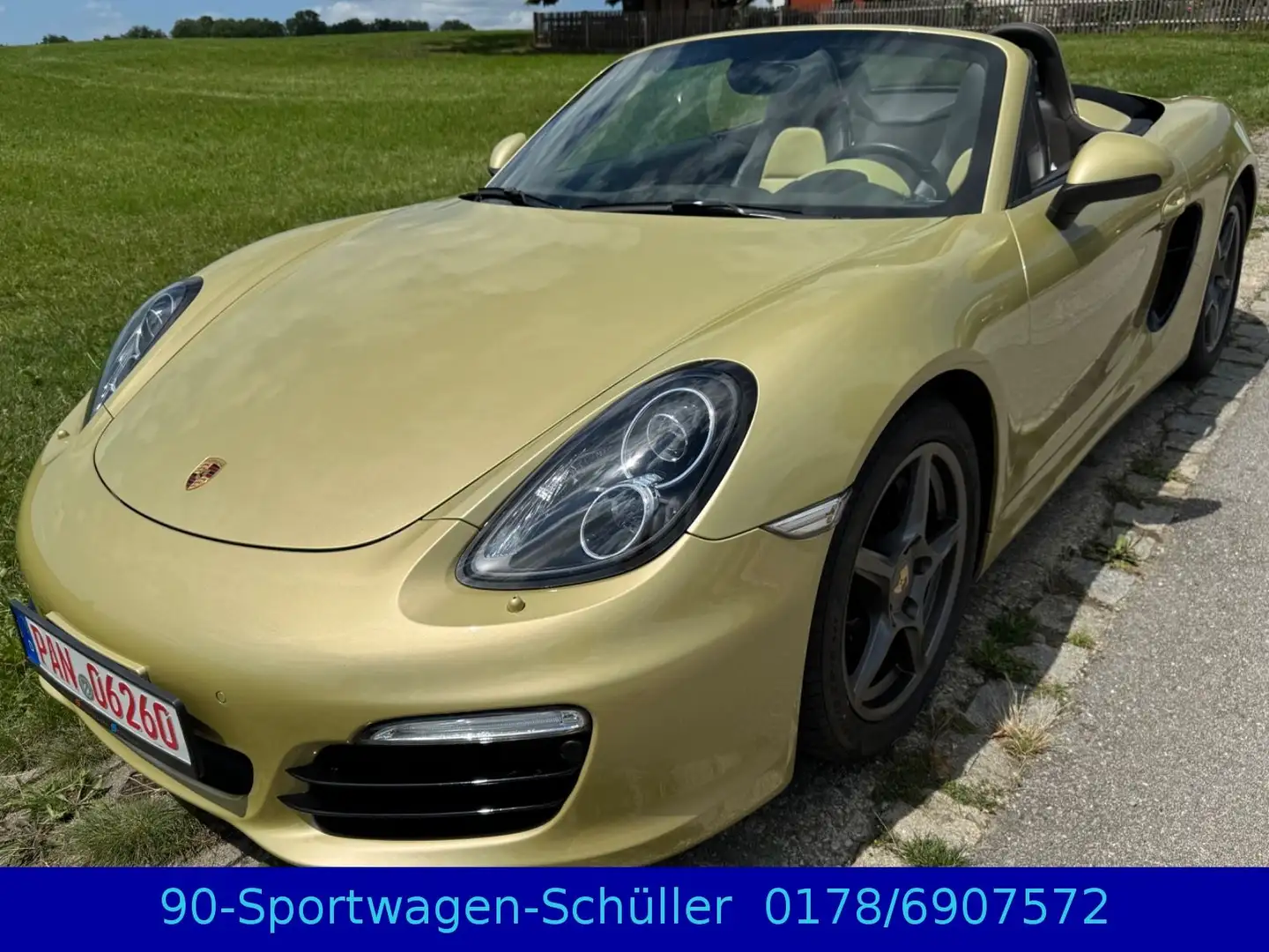 Porsche Boxster *Limegoldmetallic*NAVI*BI-XENON* TOP TOP Gold - 1
