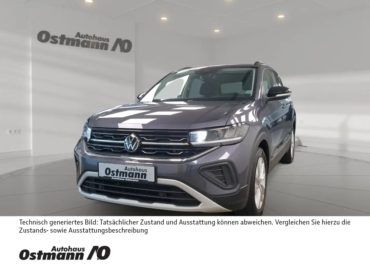 Volkswagen T-Cross 1.0 TSI 70 kW Goal 2xKlima ACC DynLicht Grau - 1