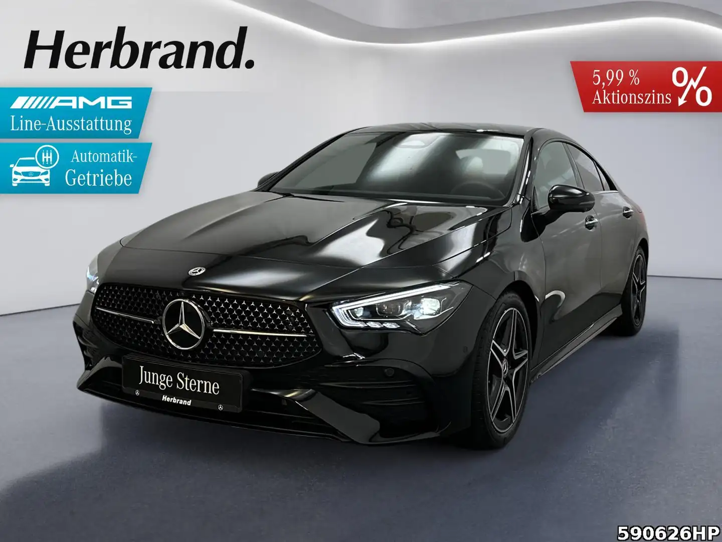 Mercedes-Benz CLA 220 4M Coupé AMG  Multibeam Night Memory 360 Schwarz - 1
