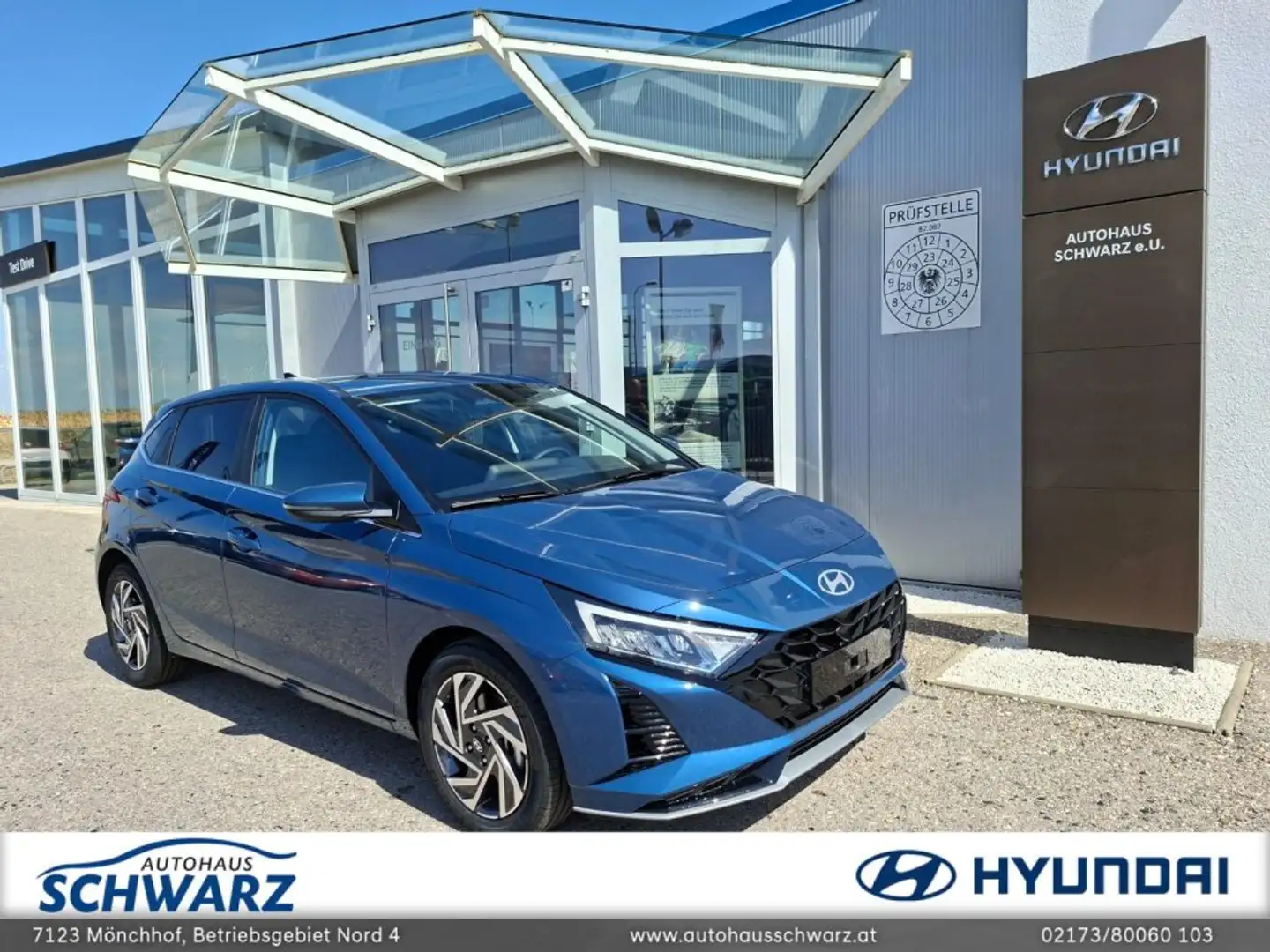 Hyundai i20 (BC3) Comfort Line 1.0 T-GDI DCT b6bc2-PP8 Blau - 1