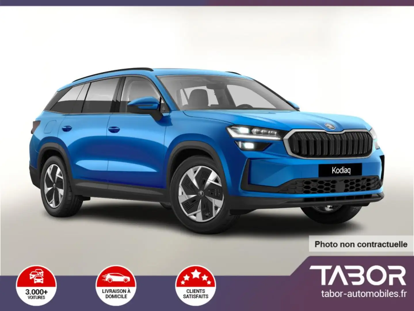 Skoda Kodiaq Selec attelage pano Matrix GPS ACC Bleu - 1
