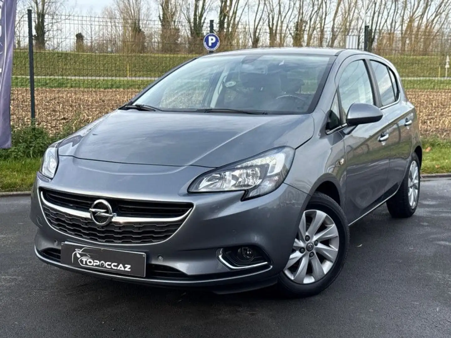 Opel Corsa 1.2 ESS 70CH * 96.000KM * 2018 * CAMERA * GARANTIE Gris - 1