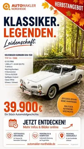 Volkswagen Karmann Ghia Cabrio