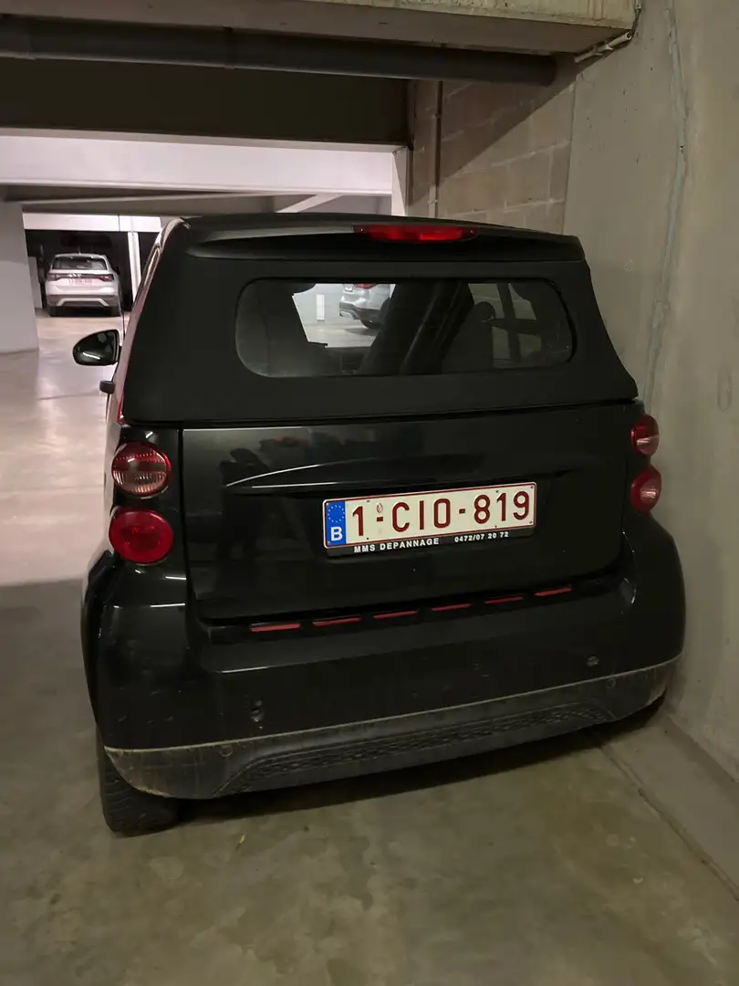 smart forTwo 1.0i Mhd Passion Softouch Zwart - 1