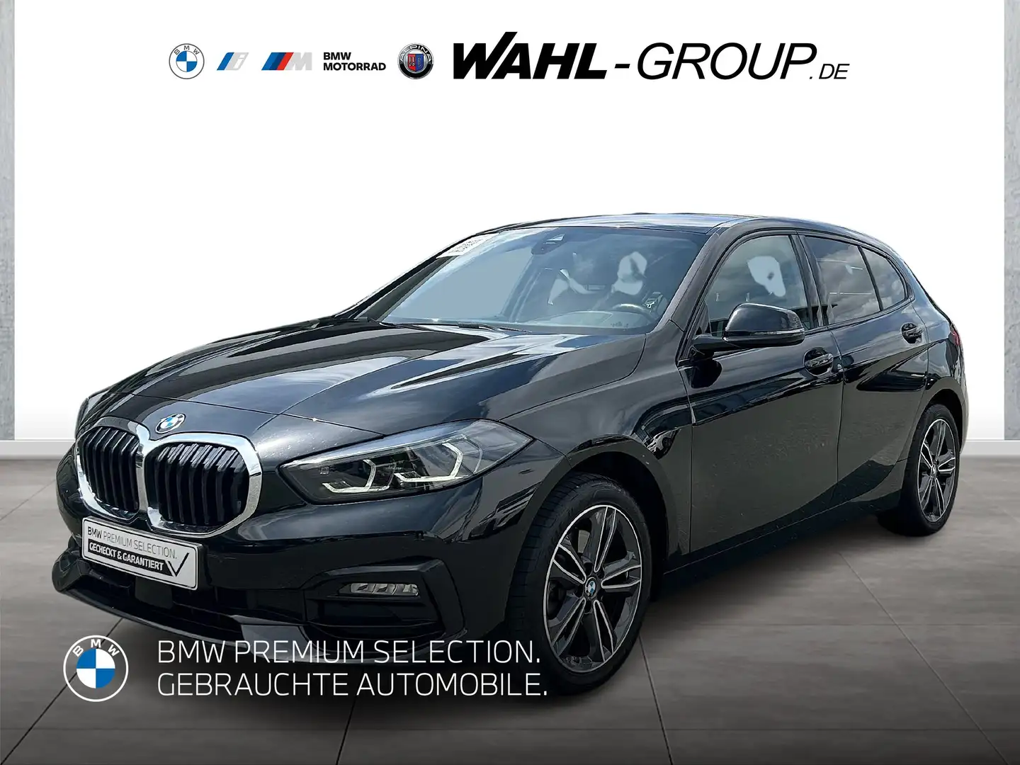 BMW 118 i Sport Line AHK HeadUp Navi LED HiFi Schwarz - 1