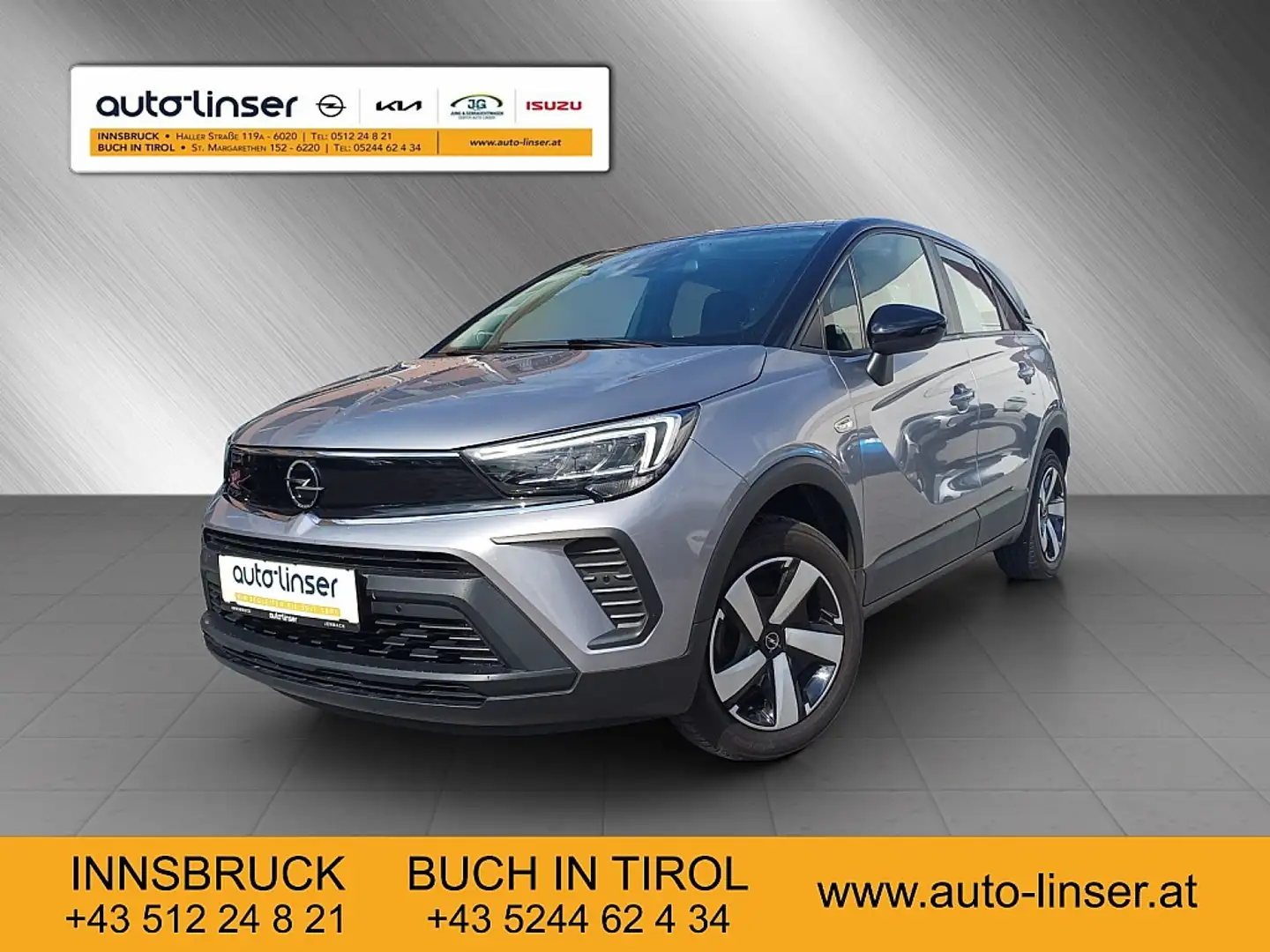 Opel Crossland 1,2 Turbo Edition Silber - 1
