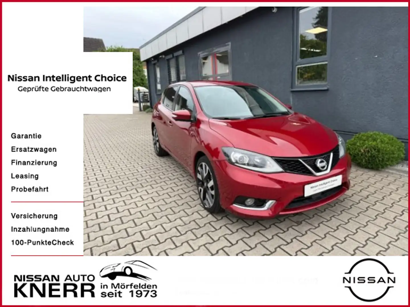 Nissan Pulsar 1,6 DIG-T Tekna Navi, Klima, Kamera Rot - 1