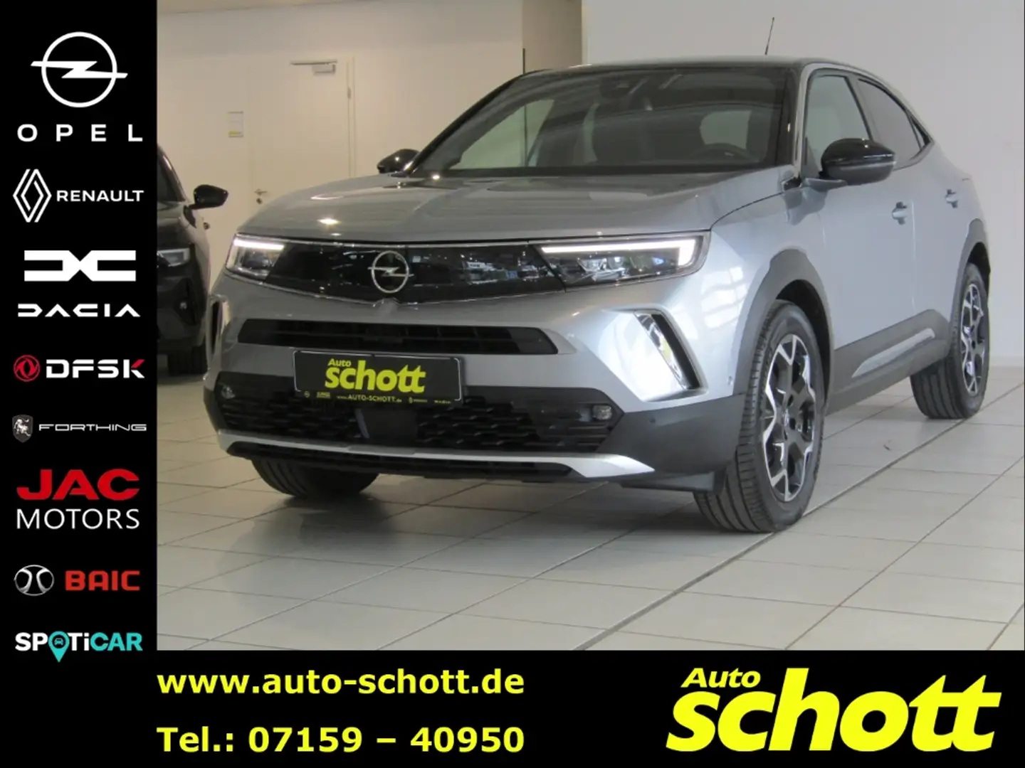 Opel Mokka Ultimate 1.2 T NAV BT KAM APP TEMP Grau - 1