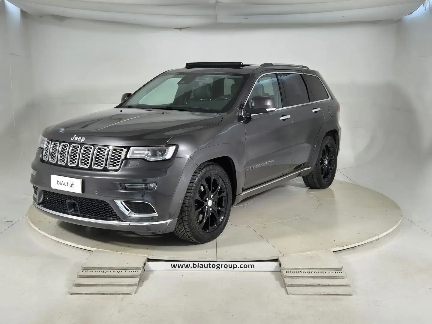 Jeep Grand Cherokee IV 2017 Diesel 3.0 V6 Summit 250cv auto my18 E6d Gris - 1
