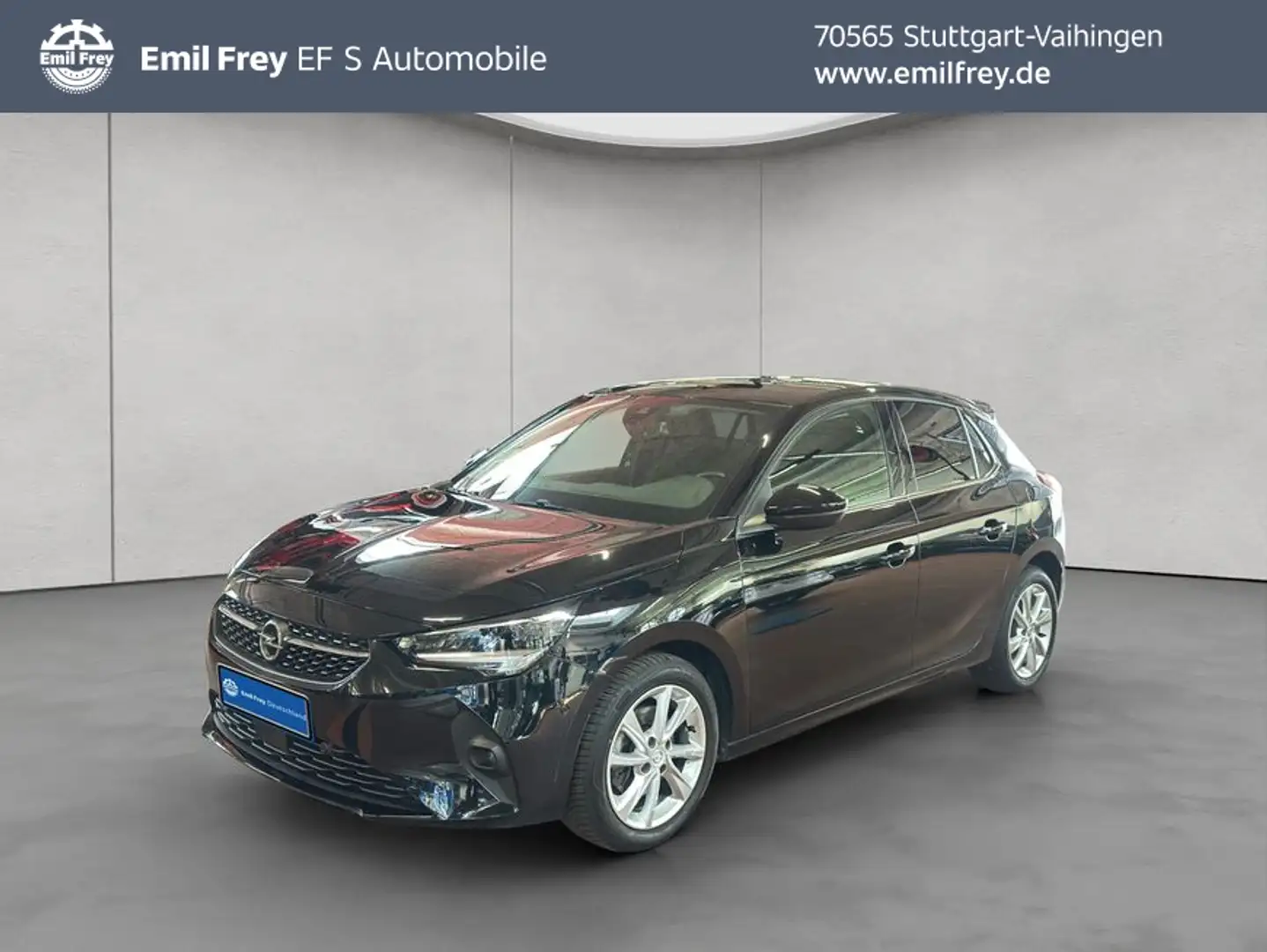 Opel Corsa 1.2 Turbo Automatik Elegance Zwart - 1
