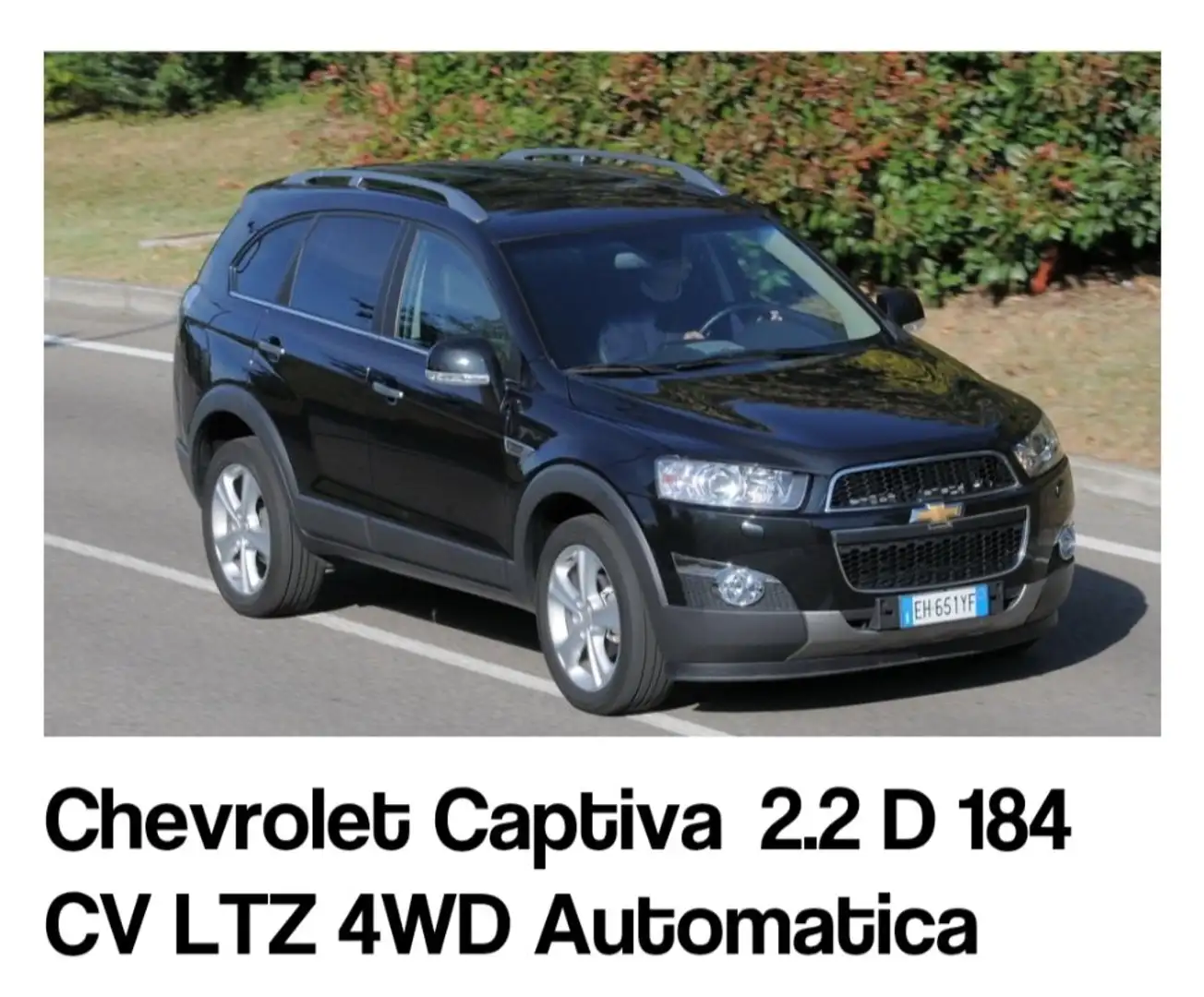 Chevrolet Captiva Captiva 2.2 LTZ 184cv auto Nero - 1