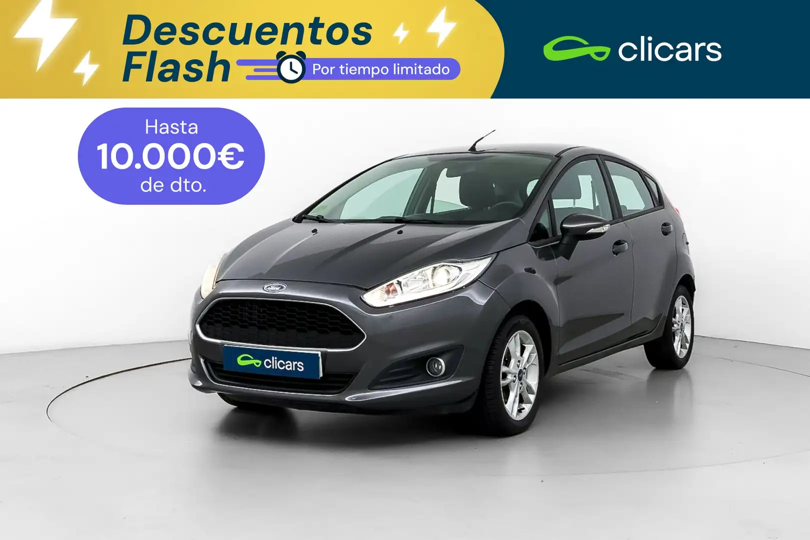 Ford Fiesta 1.0 EcoBoost Trend Gris - 1
