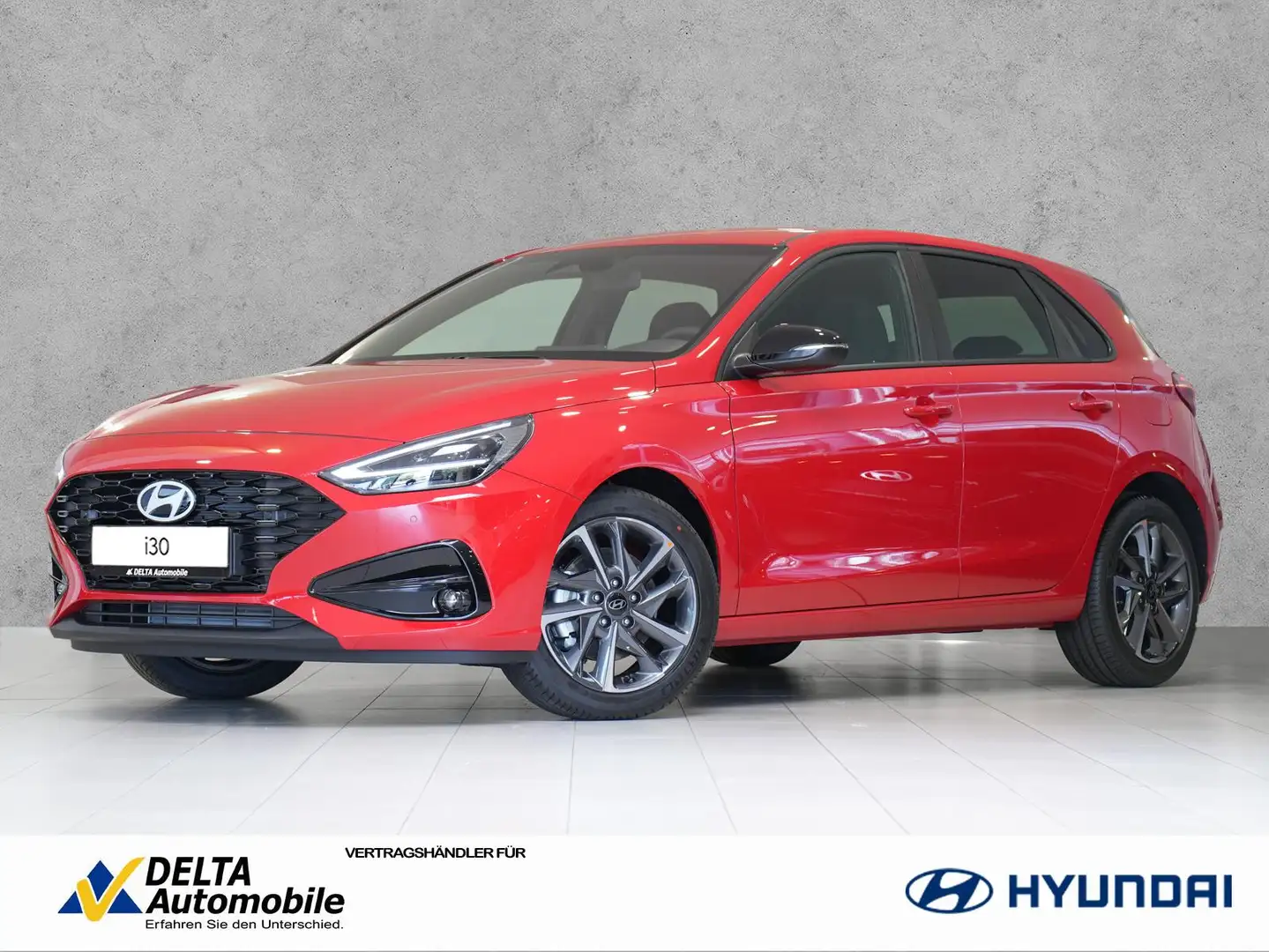 Hyundai i30 FL 1.0 TGDI DCT Advantage Navi Voll-LED Kam Rood - 1