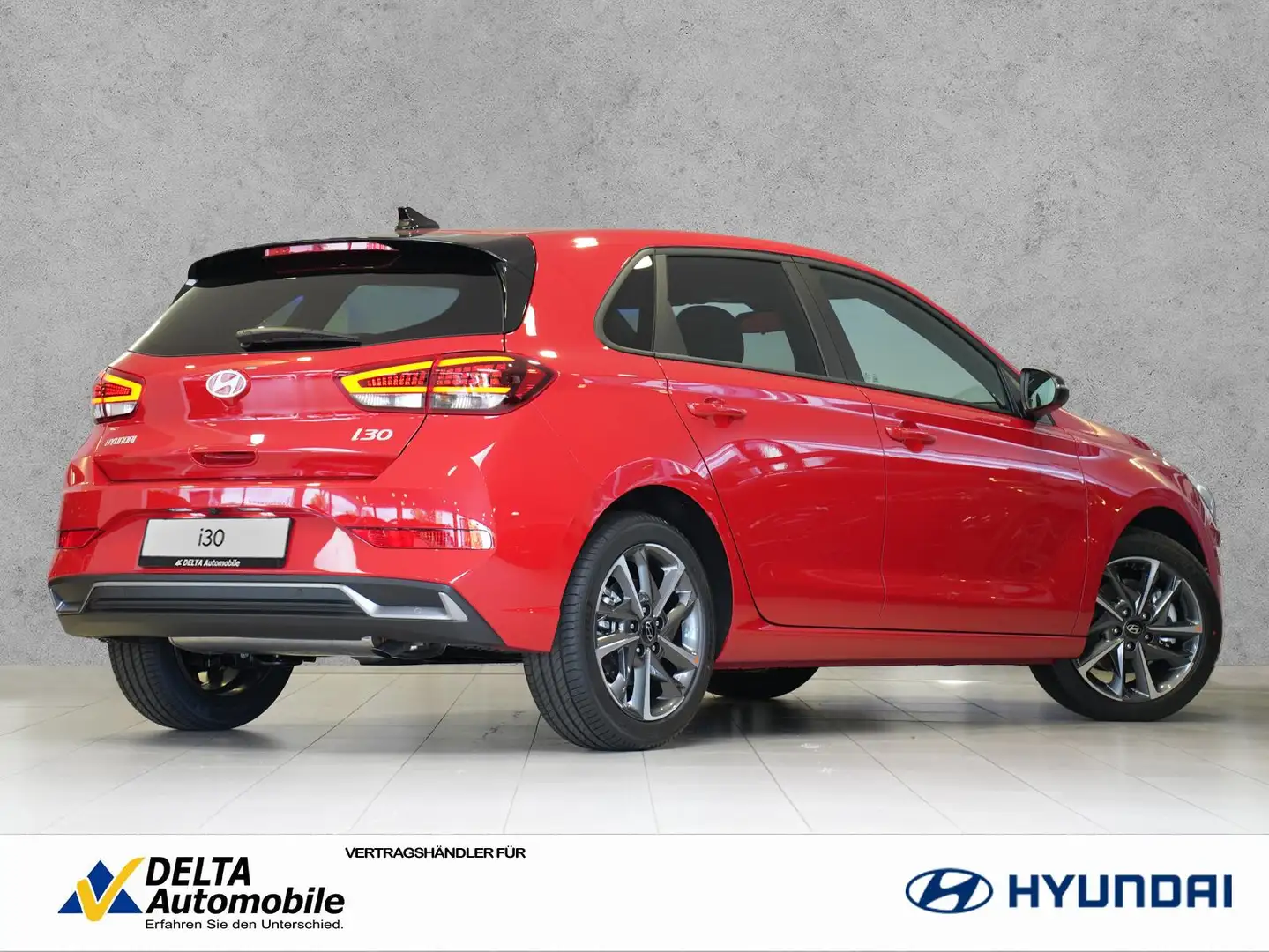 Hyundai i30 FL 1.0 TGDI DCT Advantage Navi Voll-LED Kam Rood - 2