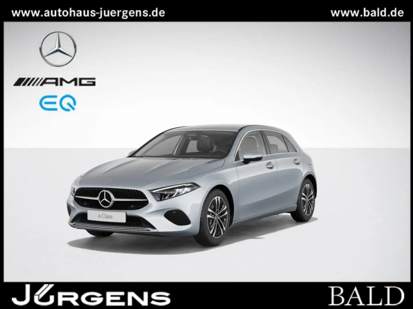 Mercedes-Benz A 250 e Progressive/AHK/LED/Kamera/Shz/Navi/Totw Silber - 1