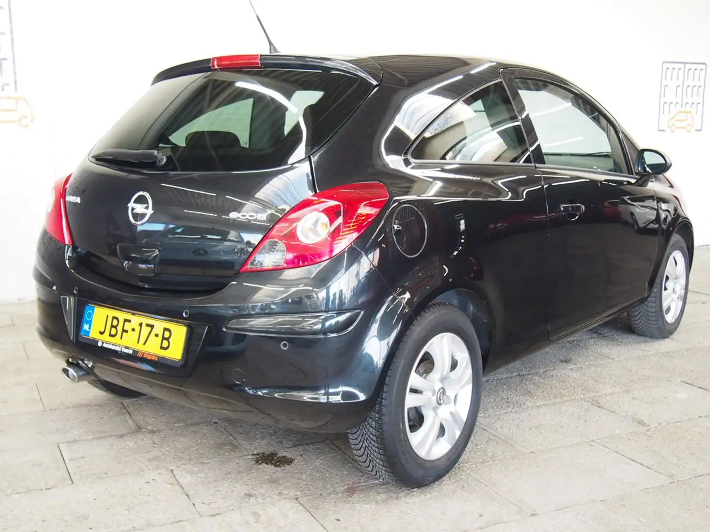 Opel Corsa 1.2 EcoFlex Selection Airco (APK:Nieuw) Incl.Garan Noir - 2