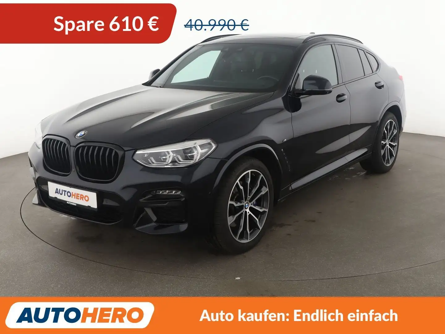 BMW X4 M40i Aut.*NAVI*LED*ACC*CAM*SHZ*STGHZ*HARMAN/KARDON Schwarz - 1