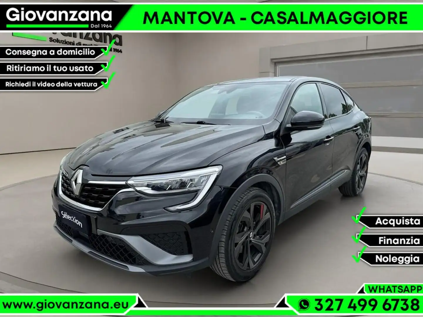 Renault Arkana 1.6 E-Tech hybrid R.S. Line Fast Track 145cv Negro - 1