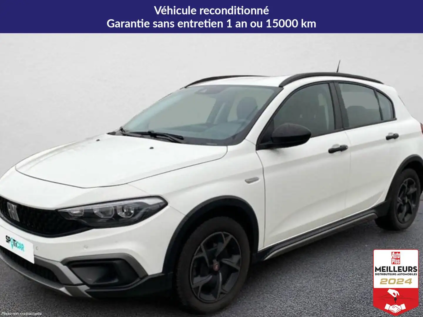 Fiat Tipo Cross 1.0 firefly turbo 100 ch s\u0026s Blanc - 1
