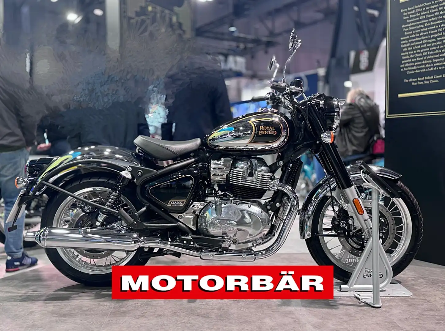 Royal Enfield Classic 650 Schwarz - 1