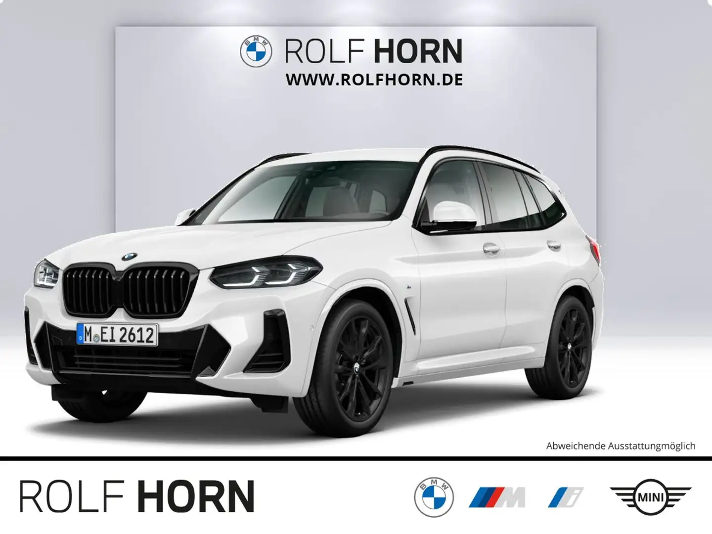 BMW X3 xDrive30d M Sportpaket AHK Navi HiFi RFK 20" Weiß - 1
