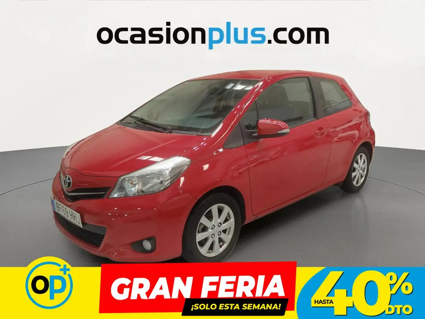 Toyota Yaris 1.0 Active Rojo - 1