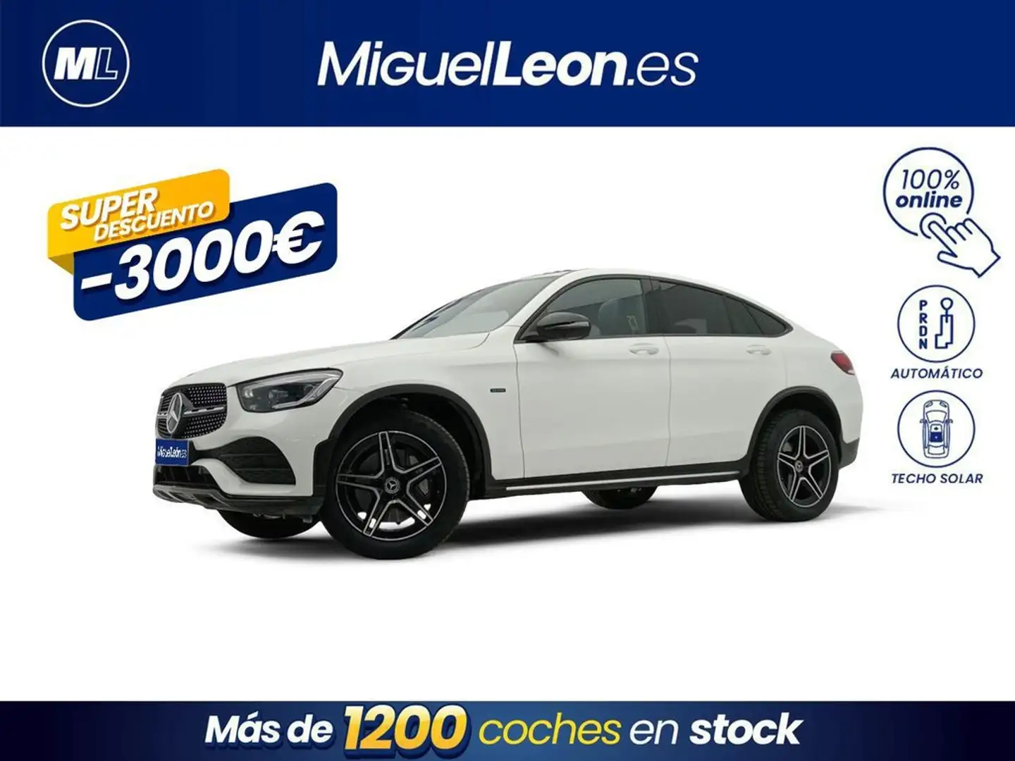Mercedes-Benz GLC 300 de 4MATIC Wit - 1