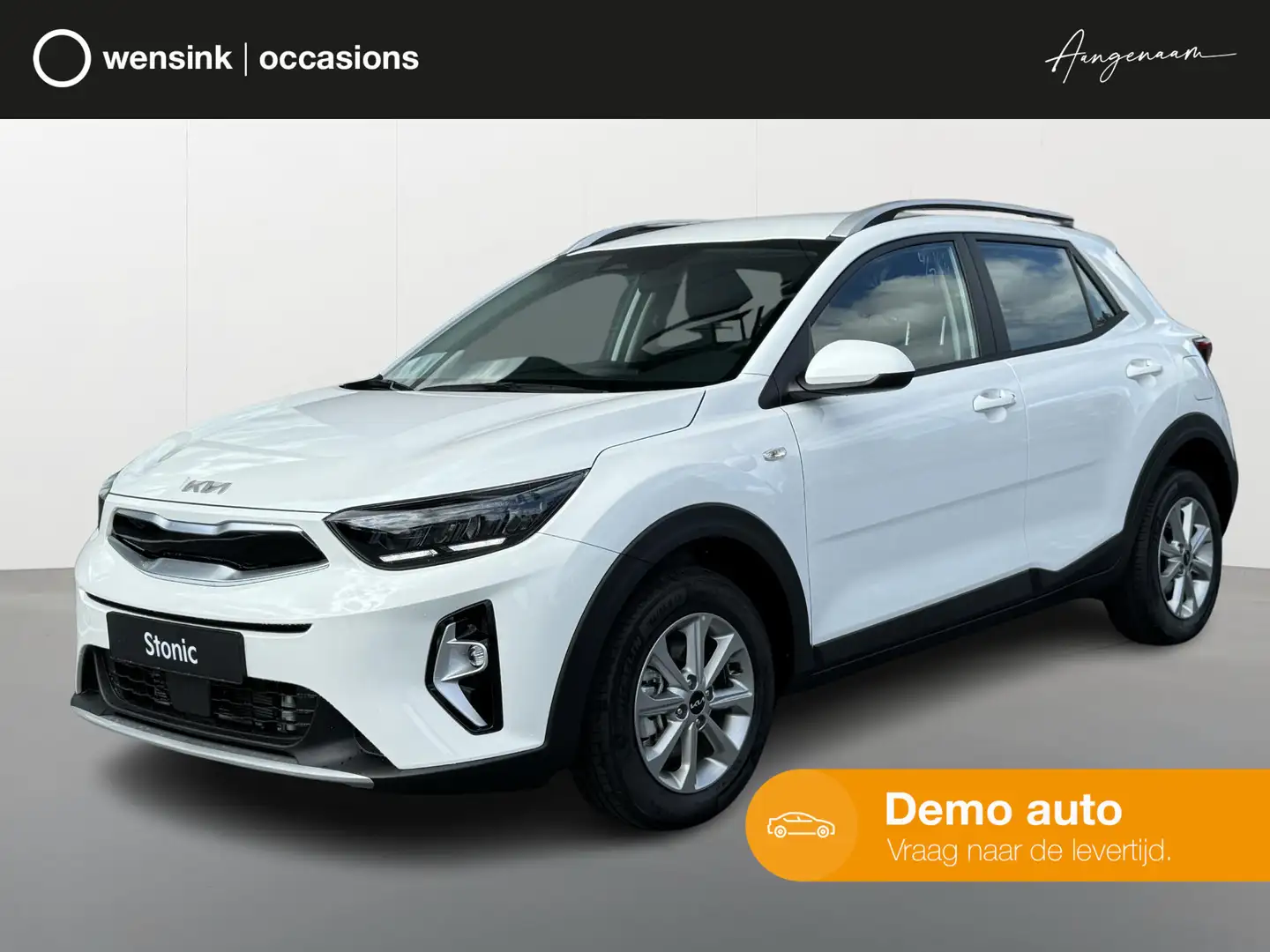 Kia Stonic 1.0 T-GDi MHEV DynamicLine | LED | Camera | DAB | Blanc - 1