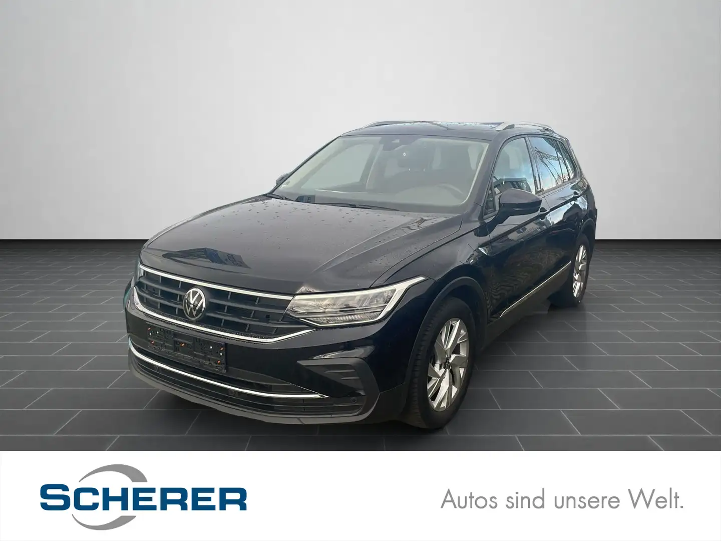 Volkswagen Tiguan 1.5 TSI DSG AHK/RFK/NAVI/LED/u.v.m. Schwarz - 1