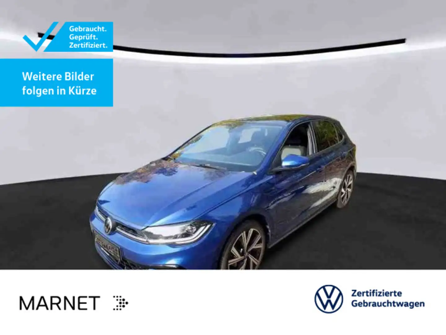 Volkswagen Polo 1.0 TSI DSG R-Line*Navi*Pano*IQ-Light*IQ-Dr Blau - 1