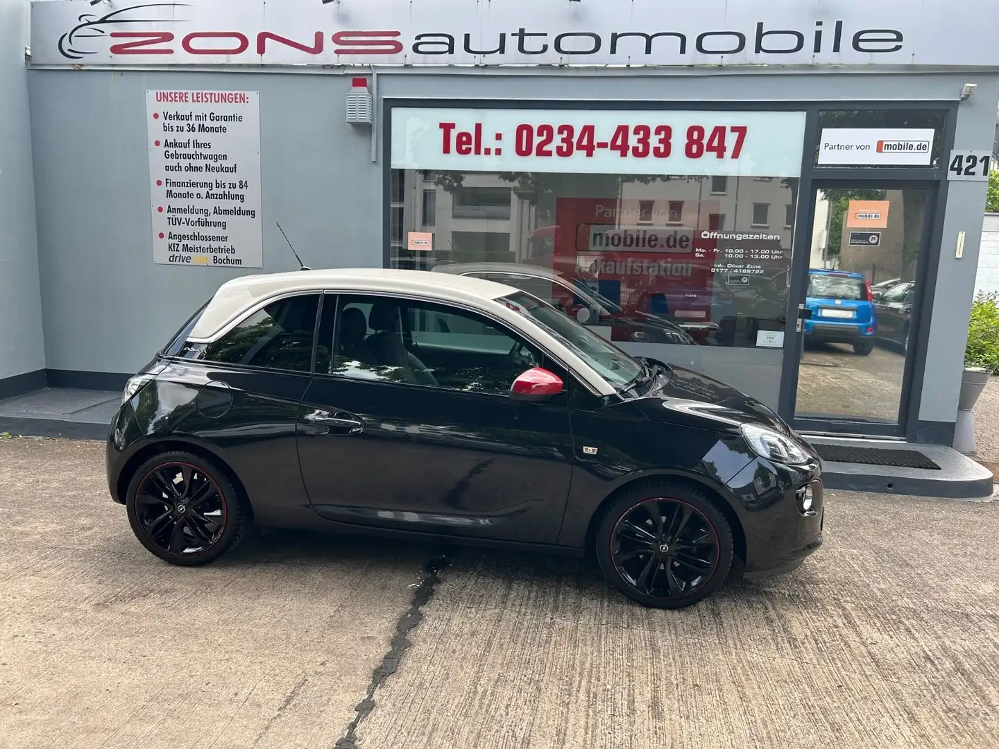 Opel Adam Jam+NaviZB+Allw.LM+Klima+BT+USB+Tempomat+ Nero - 1
