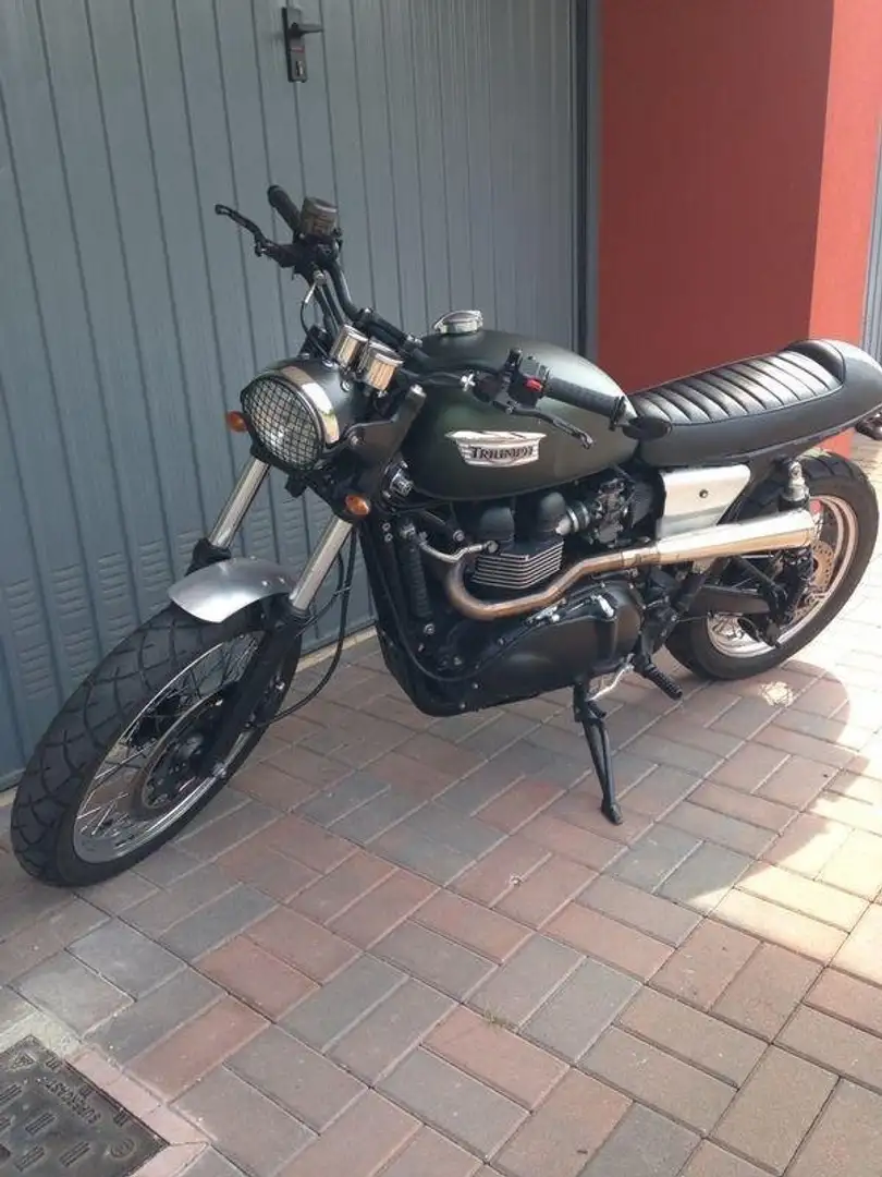 Triumph Scrambler 900 cc Verde - 1