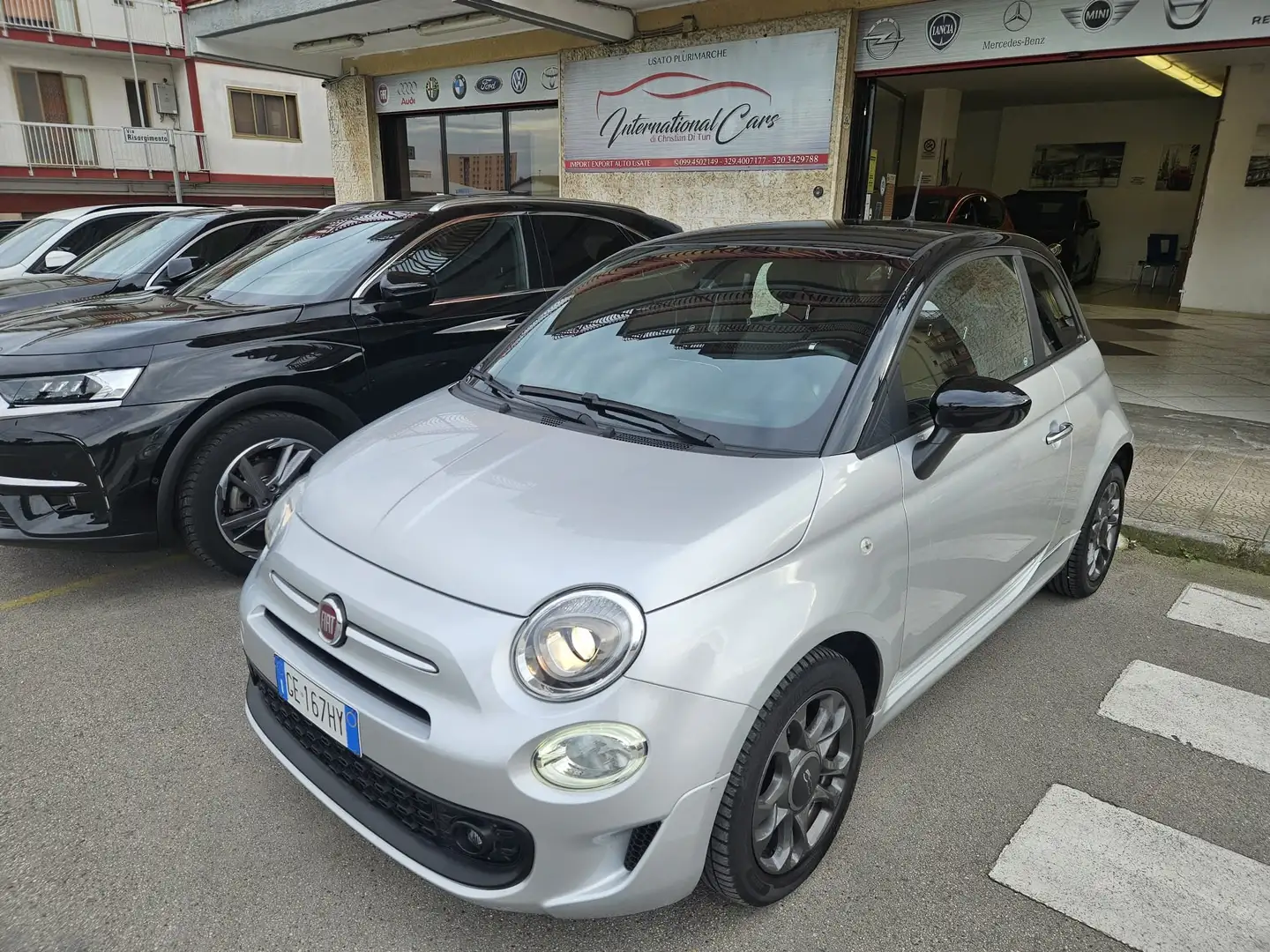 Fiat 500 500 1.0 hybrid Connect 70cv Argent - 1