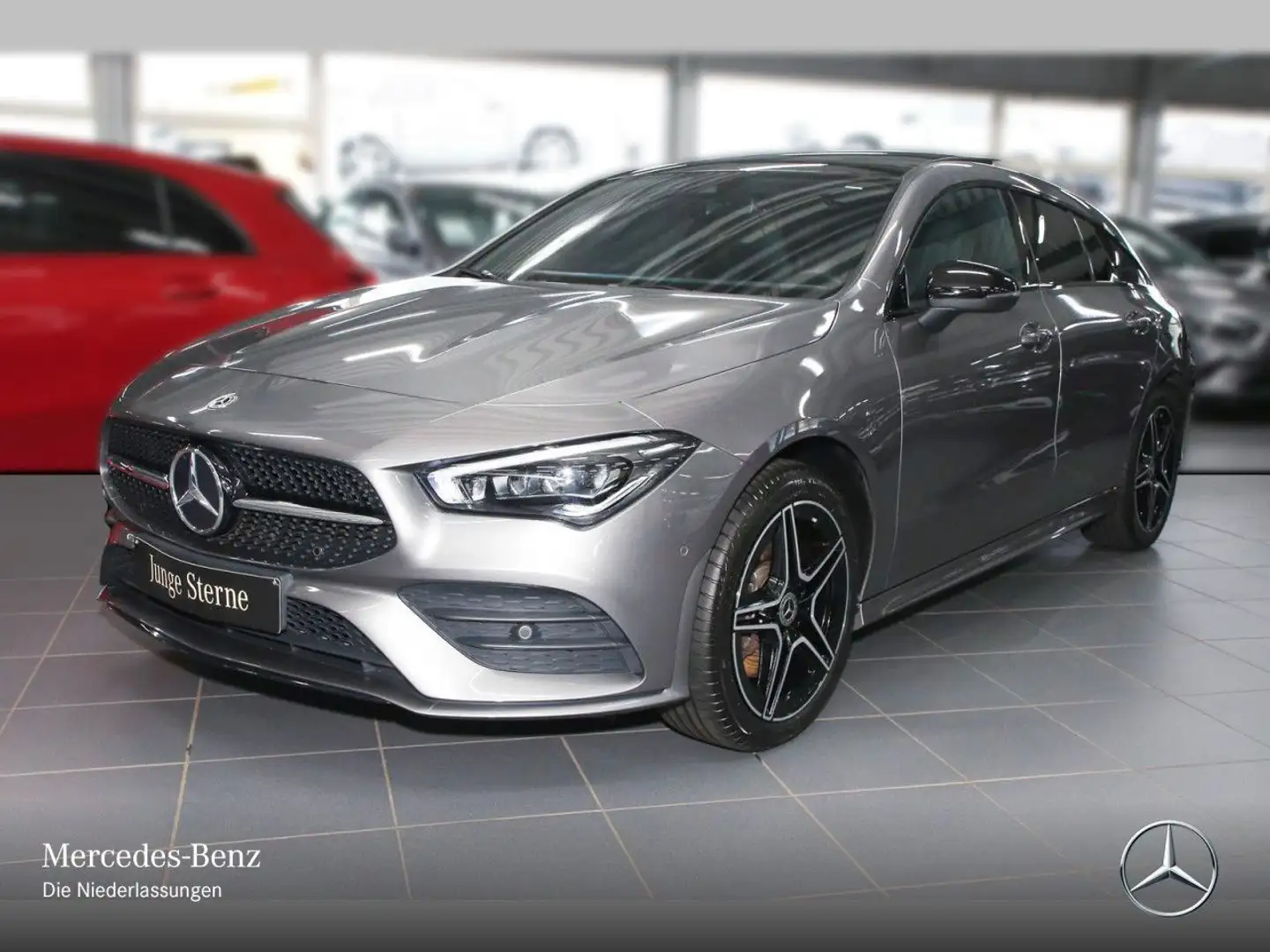 Mercedes-Benz CLA 250 e AMG+NIGHT+PANO+MULTIBEAM+KAMERA+8G Grijs - 2