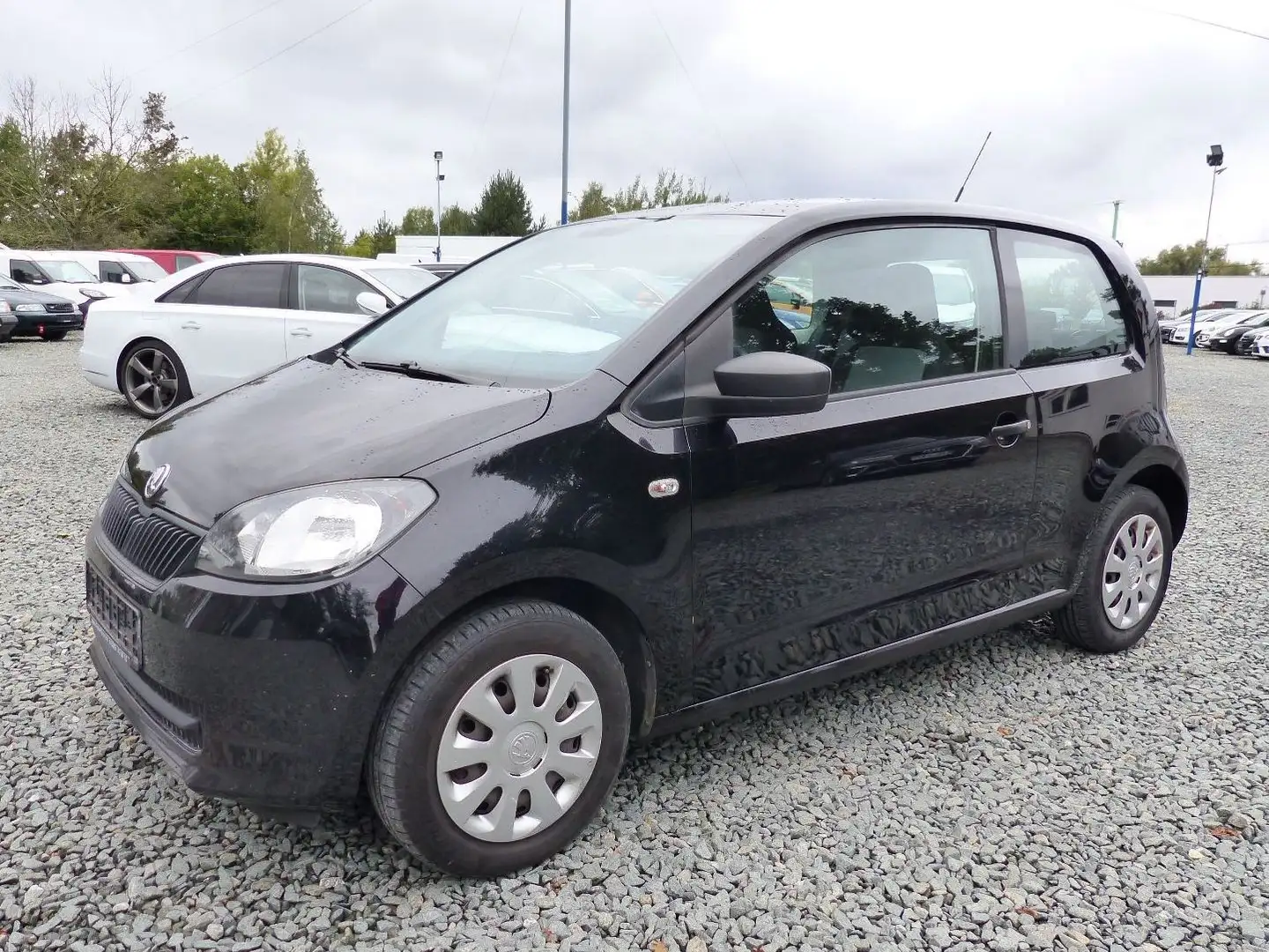 Skoda Citigo Active*8Fach*HU/AUNeu*Scheckheft*ZahnrNeu Zwart - 1