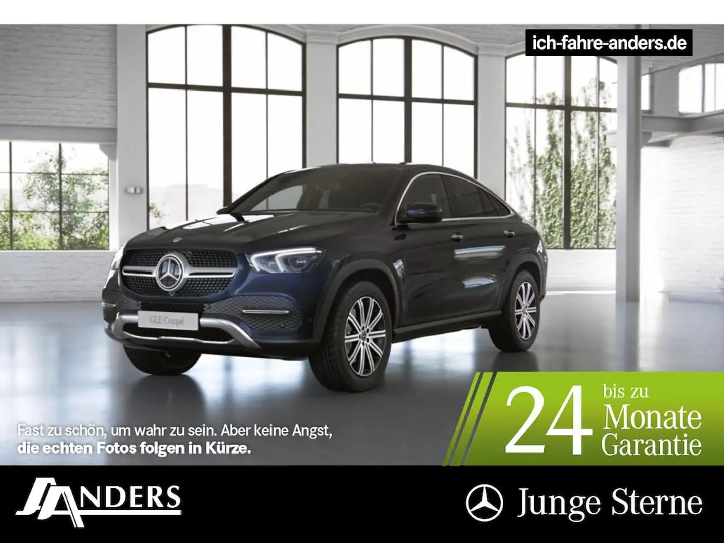 Mercedes-Benz GLE 350 de 4M Coupé MBUX+Dis+LED+Kam+Key+HUD+AHK Blau - 1