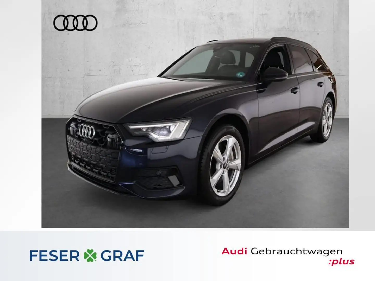 Audi A6 Avant Sport 45 TFSI qu. S-tro+PANO+AHK+HUD Blau - 1