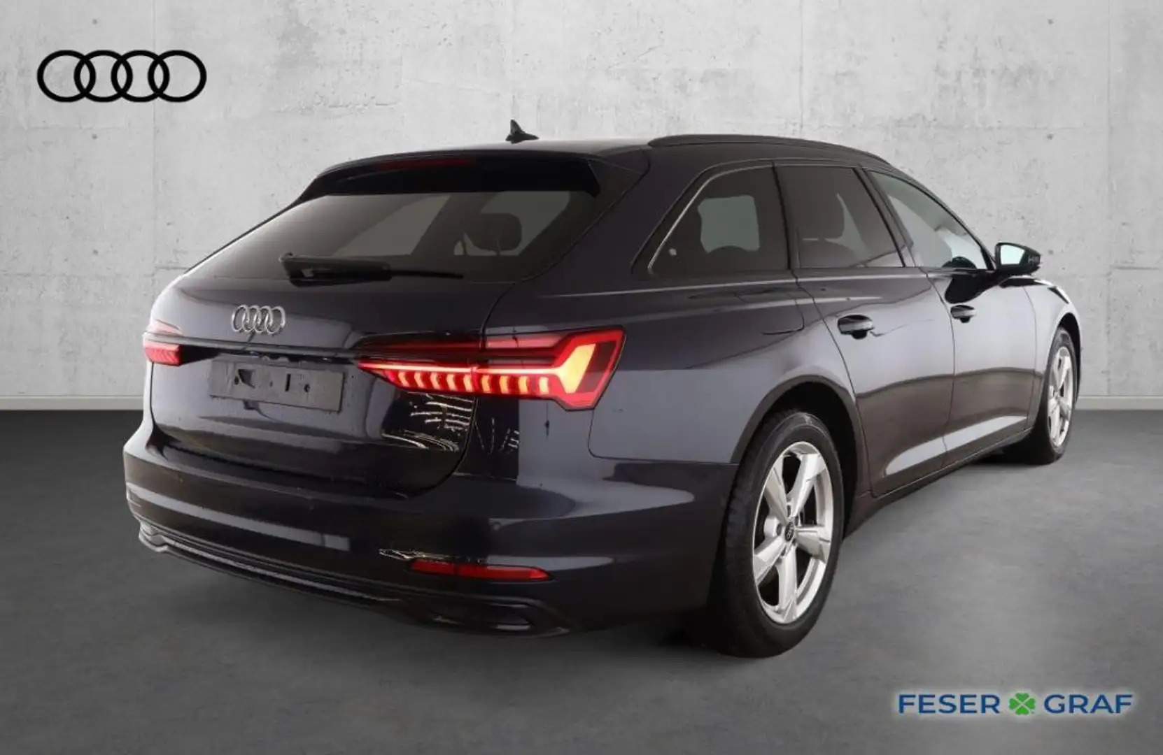 Audi A6 Avant Sport 45 TFSI qu. S-tro+PANO+AHK+HUD Blau - 2