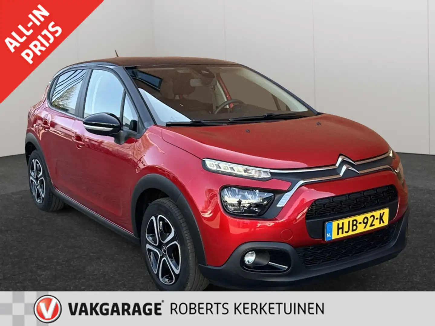 Citroen C3 1.2 PT Feel Edition BONJOUR STIJL & COMFORT! Rood - 1