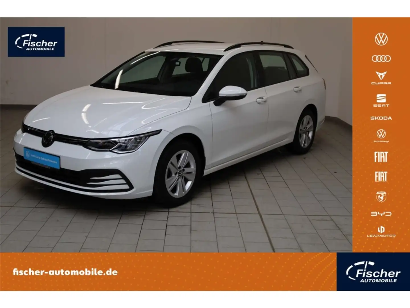 Volkswagen Golf Variant 1.5 eTSI Life DSG AHK/NAV/LED/ACC Weiß - 1