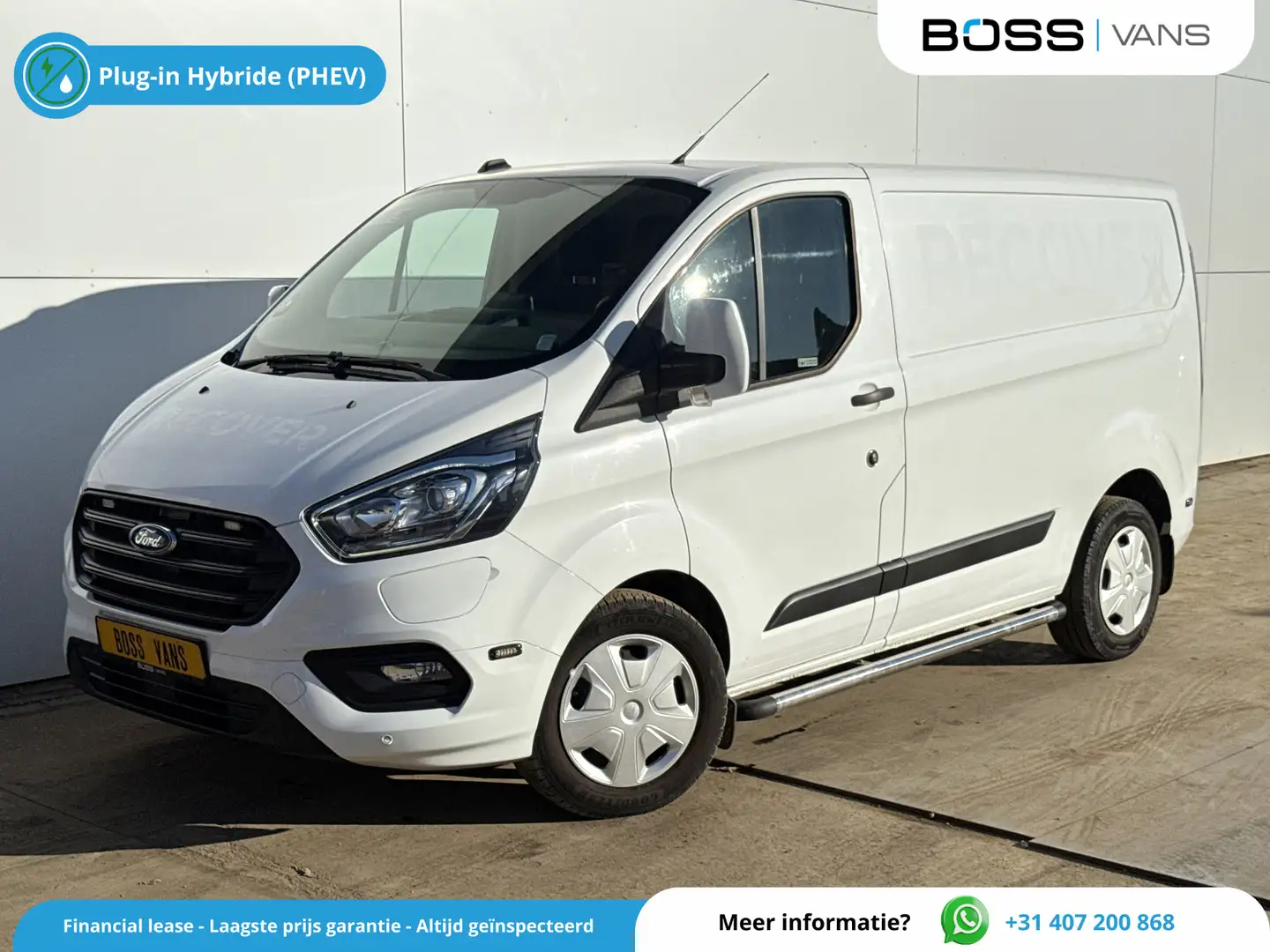 Ford Transit Custom 340 1.0 PHEV 120PK PHEV Benzine Automaat L1H1 LED Wit - 1