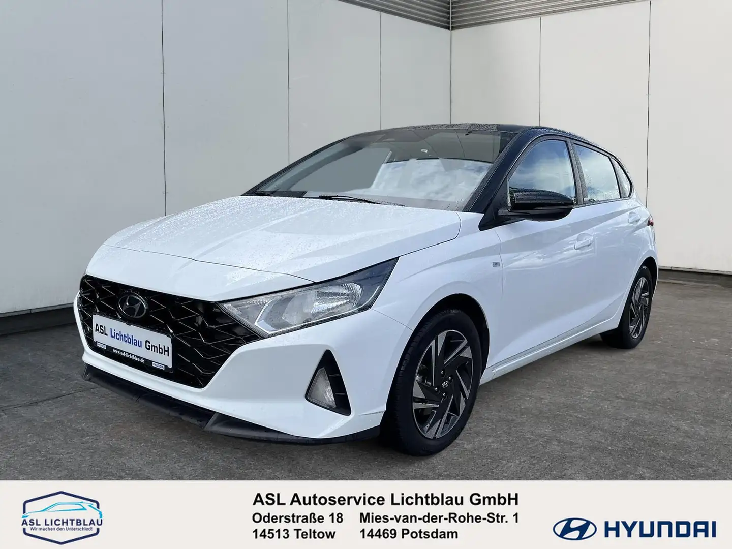 Hyundai i20 1.0 T-GDi 48V DCT TREND Dach-Lackierung 1.0 Bianco - 1