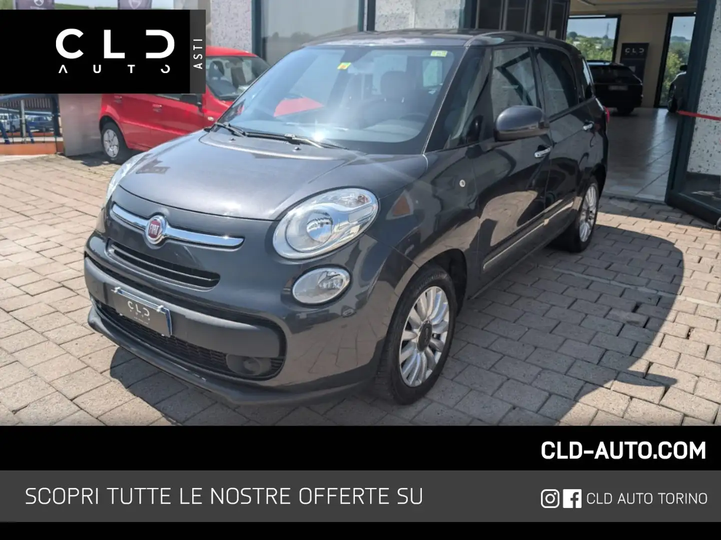 Fiat 500L LIVING 1.6 mjt EASY 105cv Grijs - 1