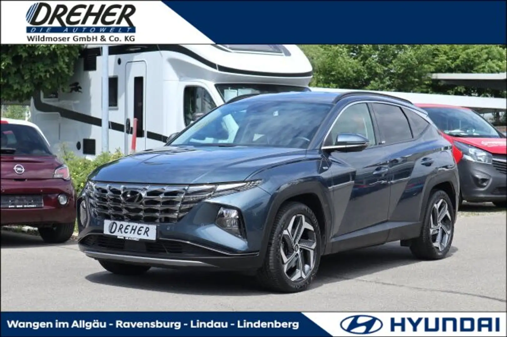 Hyundai TUCSON Tucson 1.6 T-GDI Prime Mild-Hybrid 2WD Navi/LED BC Blau - 1