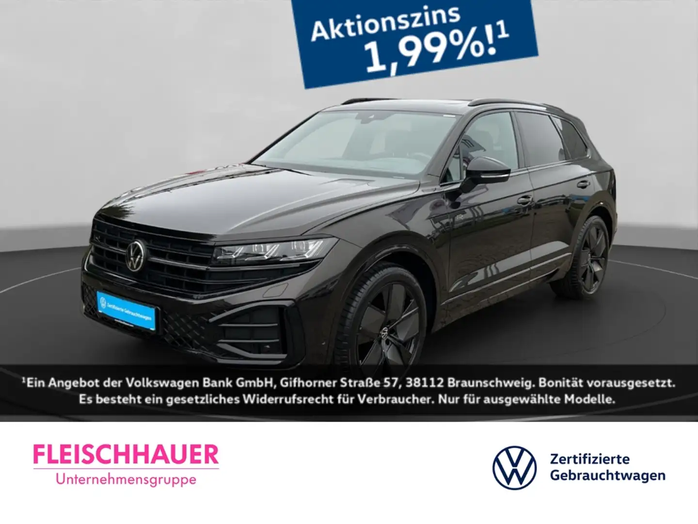 Volkswagen Touareg TDI 4Motion R-Line V6 DSG+HEAD UP+STDHZ Braun - 1