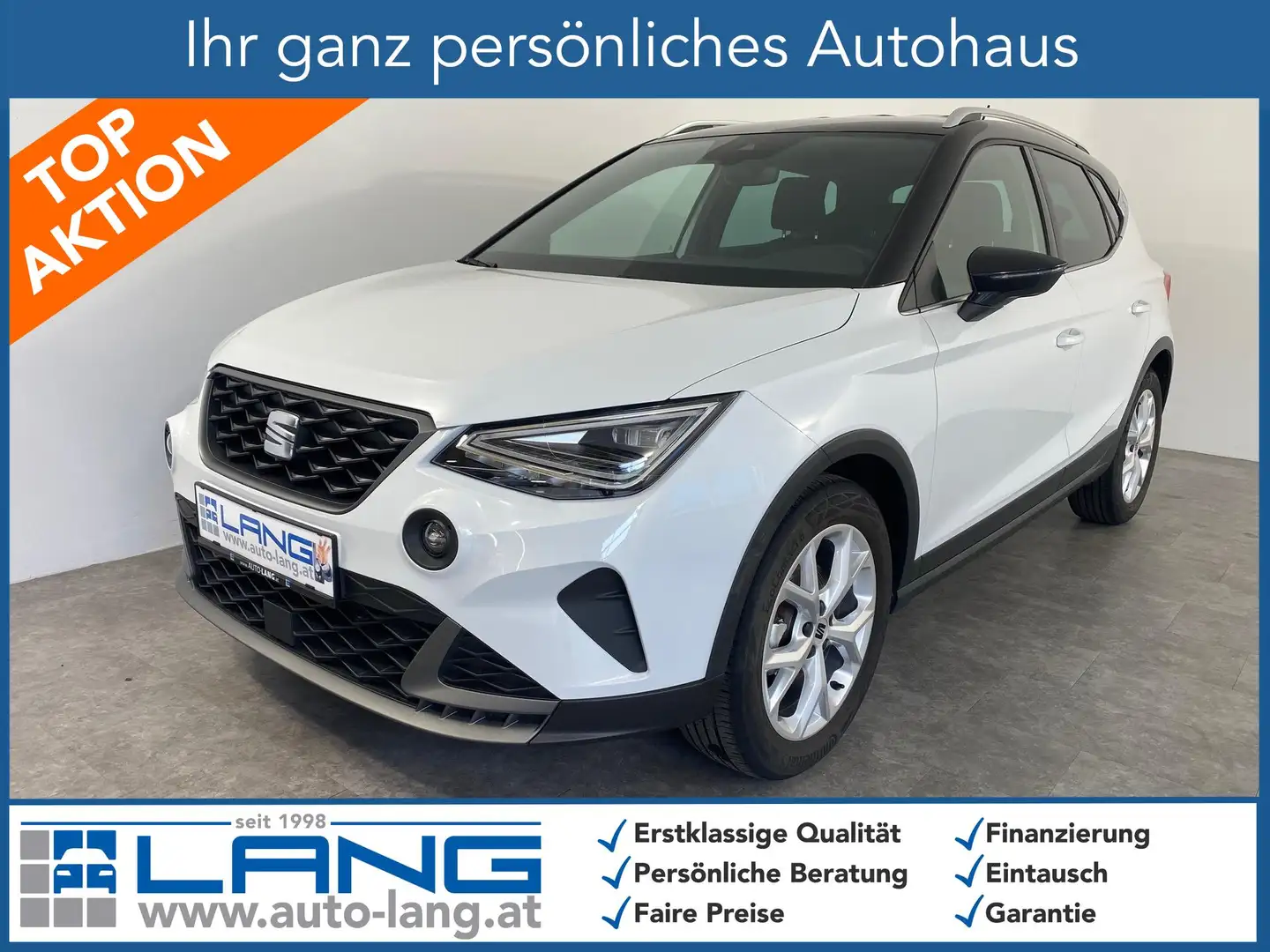 SEAT Arona 1.0 TSI FR OPF LED*ACC 70 kW (95 PS), Schalt. 5... Noir - 1